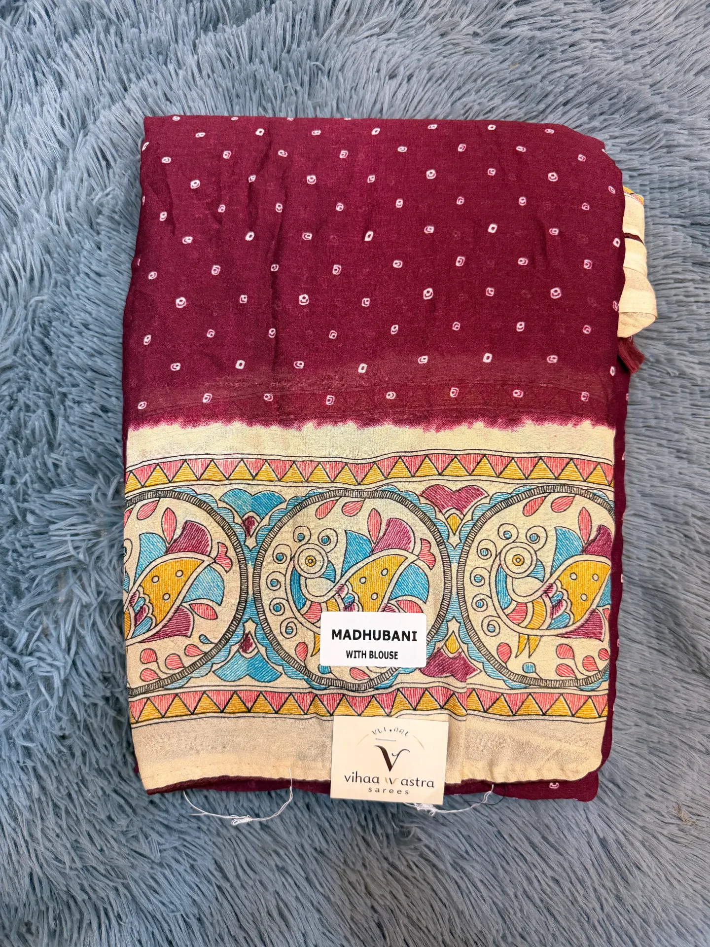 Bandhani saree VV899
